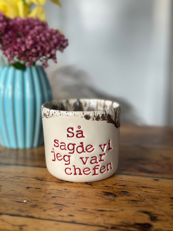 Kop ~ Så sagde vi jeg var chefen