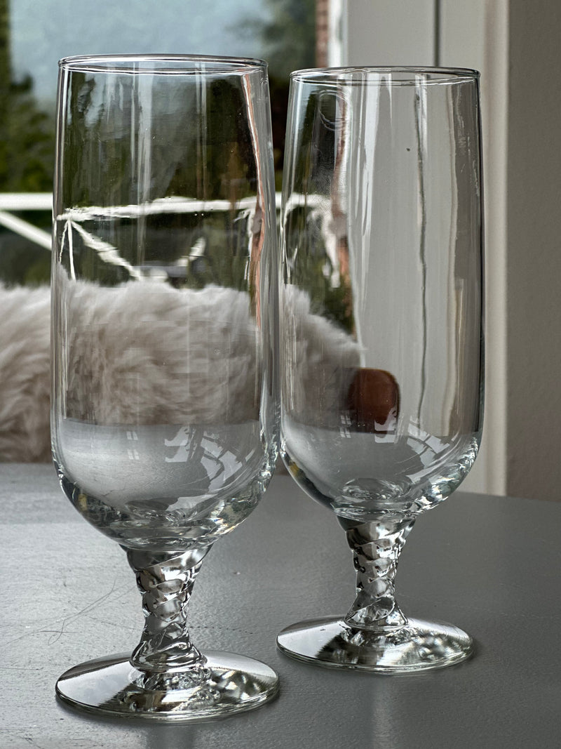 Ølglas m. Snoet fod