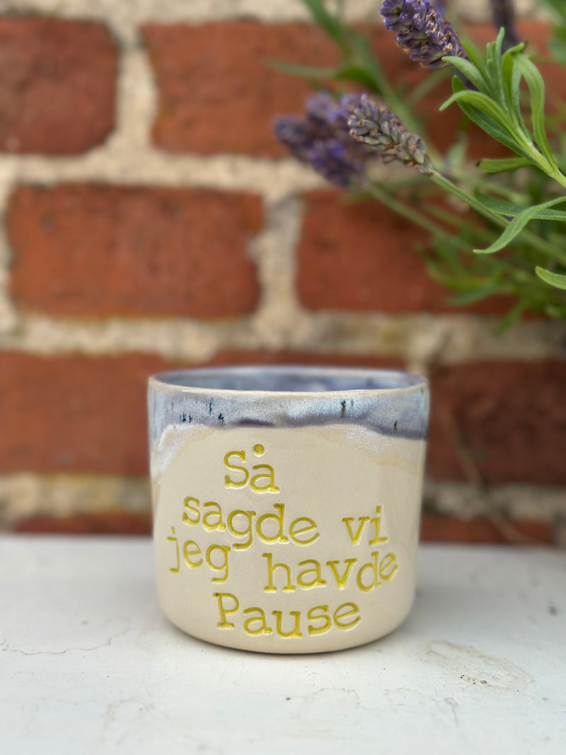 Kop ~ så sagde vi jeg havde pause