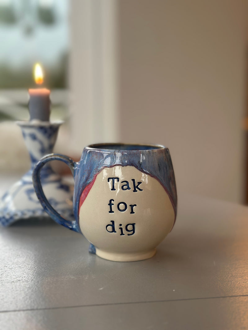 Kop med hank  ~ Tak for dig