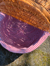 Picnickurv i klassisk flet – perfekt til sommer ☀️