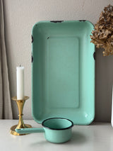 Emaljeret jernfad mintgrøn