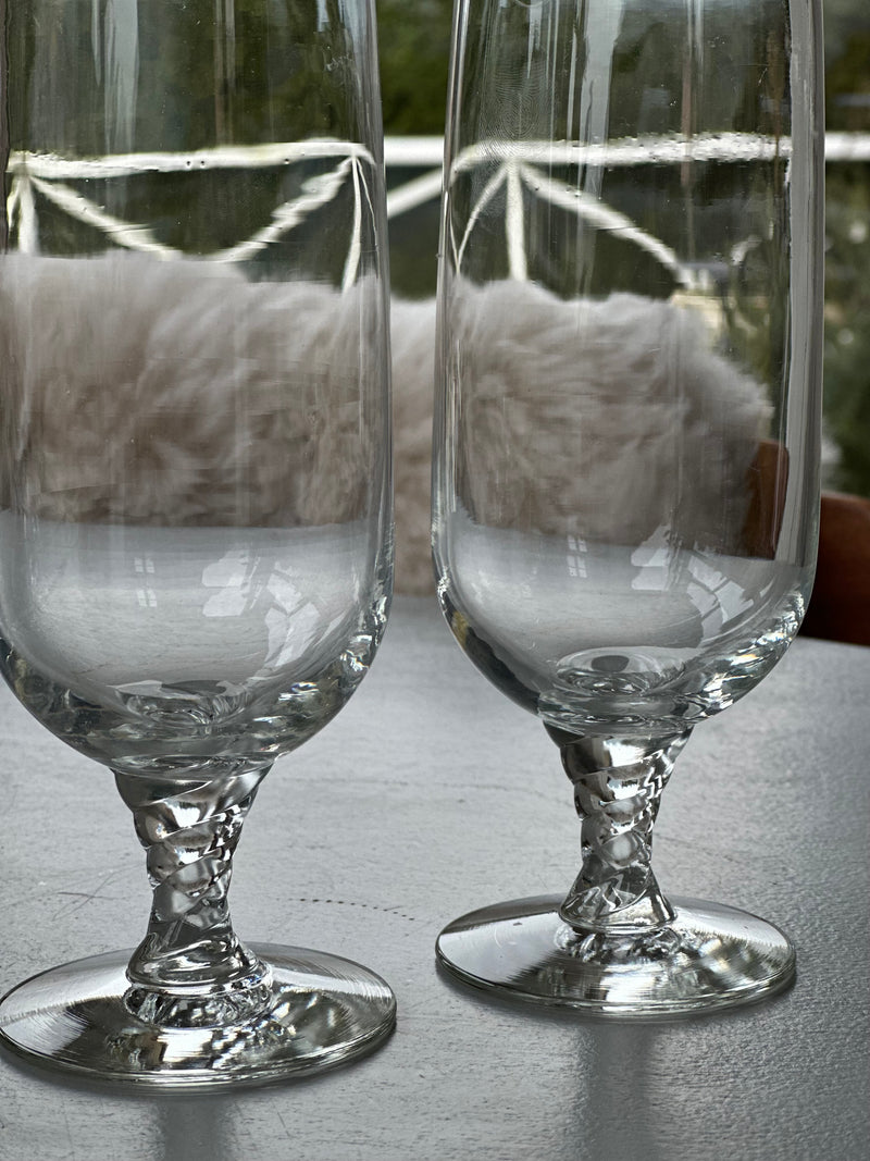 Ølglas m. Snoet fod