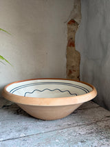 Lerskål ~ stor ~ 34 cm