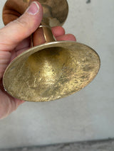 Messing lysestage ~ 8,5 cm