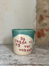 Kop ~ så sagde vi jeg var voksen