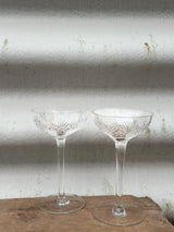 Krystal champagne glas