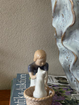 Figur ~ Pige med kat