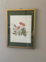 Smukt botanisk kunsttryk