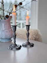 klassisk retro lysestage i tin