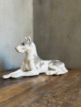 Flot Grand Danois porcelænsfigur
