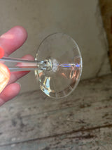 Bøhmisk krystal vinglas – Blå