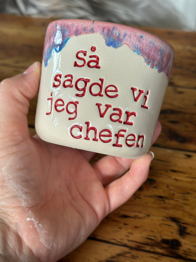 Kop ~Så sagde vi jeg var chefen