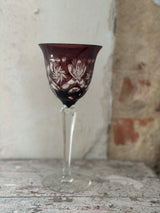 Bøhmisk krystal vinglas ~ Bordeaux