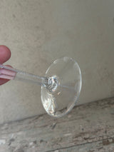 Bøhmisk krystal vinglas ~ Blå