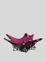 Murano-rød glasskå