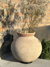 Lerkrukke på jernring