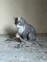 Figur ~ Grå kat