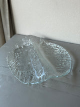 Smukt vintage glasfad