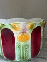 Vintage Majolica urtepotte