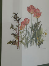 Smukt botanisk kunsttryk