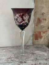 Bøhmisk krystal vinglas ~ Bordeaux