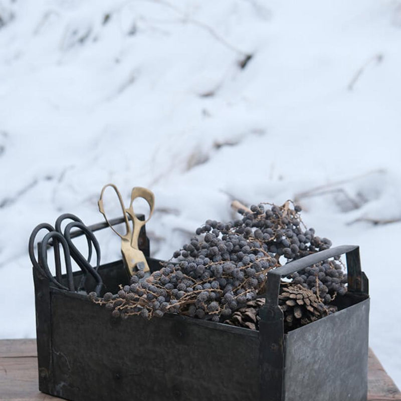 zinkkasse med tre rum