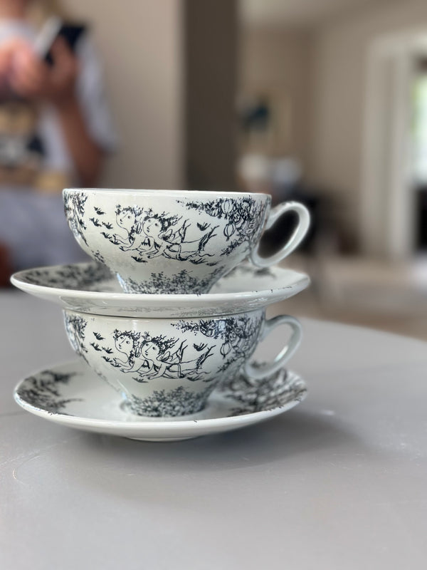 Kaffekop med underkop