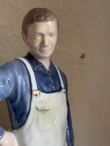 Porcelænsfigur ~ Maler