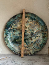 Stort fad ~ 33 cm ~ naturens farver