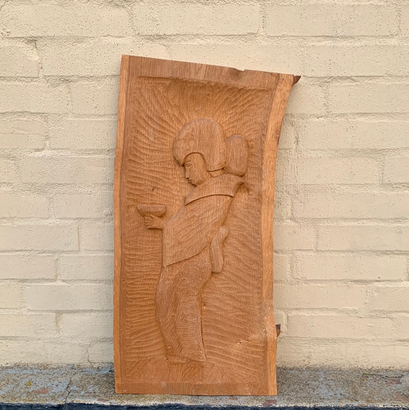 Træ relief