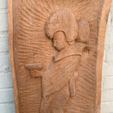 Træ relief